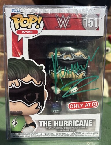 THE HURRICANE zitiert & signiert WWE Funko Pop! Shane Helms Smack Down RARE*COA