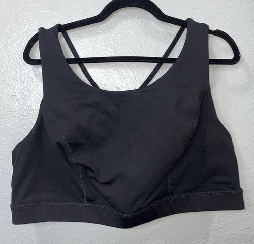 Torrid Active 3 Sport BH schwarz kabellos Racerback Pullover Träger