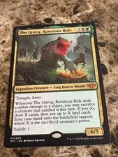 THE GITROG, RAVENOUS RIDE Magic MTG Outlaws of Thunder Junction