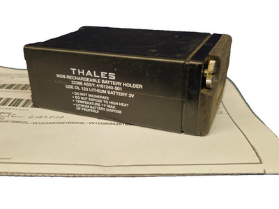 Thales Battery Holder Case 4101240-501 Radio AN/PRC148 23386 6160-01-487-1151