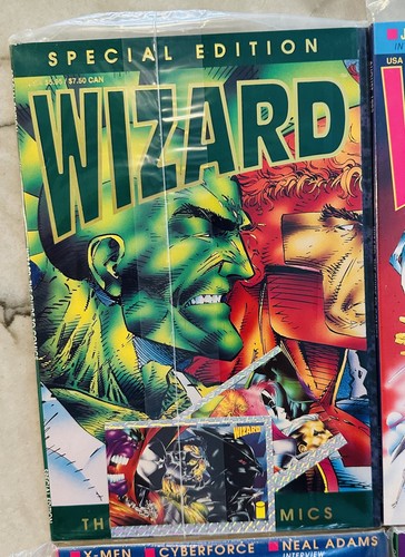 Wizard Magazine Comic Book Lot 7 Issues Brand New Sealed With 2 Open Bags SDCC  - Bild 2 von 10