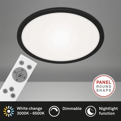 Deckenleuchte Briloner LED 22W Ø 40CM Deckenlampe Dimmbar CCT Panel Ultraflach F - Bild 1 von 4