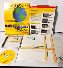 Rosetta Stone Latin American Spanish Level 1 Set Language Learning Personal Ed.