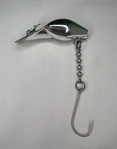 Luhr Jensen Hot Shot 35 Fishing Lure Green And Silver With Red Eyes - Picture 1 of 5