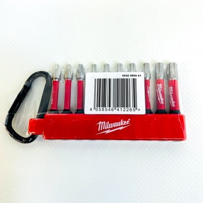 Milwaukee 4932480941 Shockwave 50 mm Metall Bit Set 10-teilig Phillips, Slotted