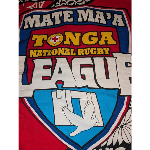 Tonga National Rugby League Team Mate Ma'a Cloth Banner 68" x 43"  - Picture 2 of 5