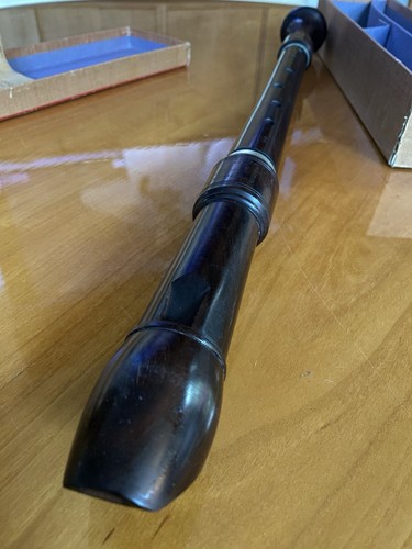 G Hernnsdorf Blockfloten Recorder In F Hug & Co Zurich Antique Vtg - Picture 11 of 19
