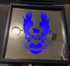 Halo Black Frame Multi-Colored LED Mirror - Custom Made 💎