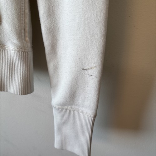 Vintage Abercrombie & Fitch Striped Logo Hoodie Medium Juniors Preppy Y2K READ - Picture 3 of 13