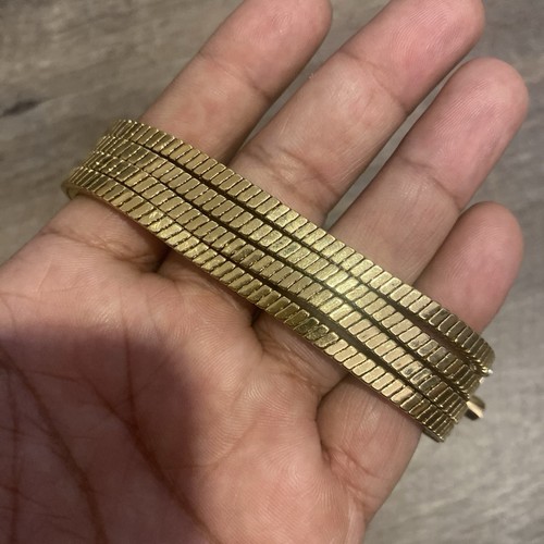 vintage Henri Bendel gold-tone bracelet - Picture 5 of 5