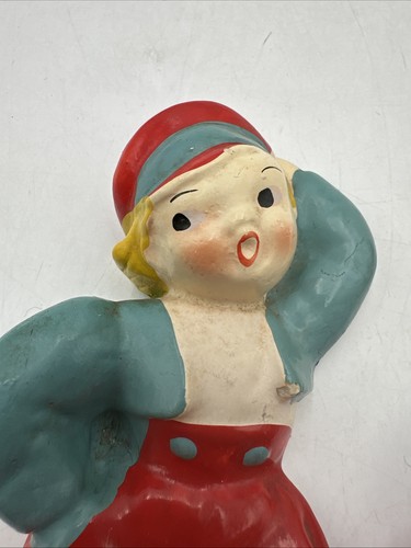 De colección Años 50 Tiza Holandesa Bailando Niño y Niña 7" Excelente Color Buen Estado - Imagen 6 de 24