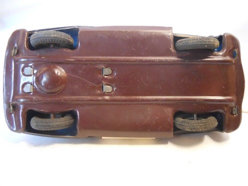 Blech Polizeiauto 1958 Friction Japan 4 1/2" - Bild 6 von 7