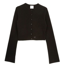 Courreges Women Cardigan 323MGI014FI0001 BLACK 96307066