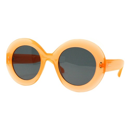 Damen Sonnenbrille Übergröße rund Vintage Style UV 400 - Bild 20 von 35