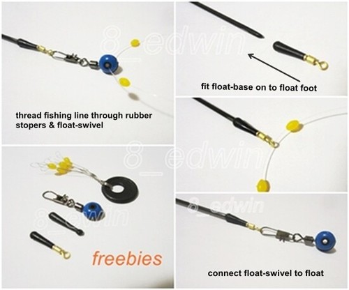 LED Electronic Luminous Saltwater Freshwater Fishing Float Garfish Yellow Tail - Picture 28 of 59