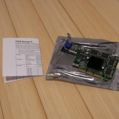ELSA Synergy II-32 RIVA TNT2 by NVIDIA AGP VGA 2D 3D 32MB Video Card - Tested 04