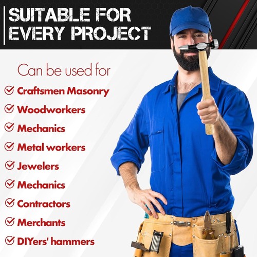 Versatile 7-Piece Hammer and Dolly Tool Set for Auto Body Repairs & Projects - Picture 8 of 11