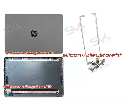 CERNIERE E SCOCCA BACK COVER LCD HP 250 G6 - HP 255 G6  L13912-001 GRIGIO