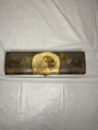 Vintage viktorianisches Zelluloid Handschuhfach