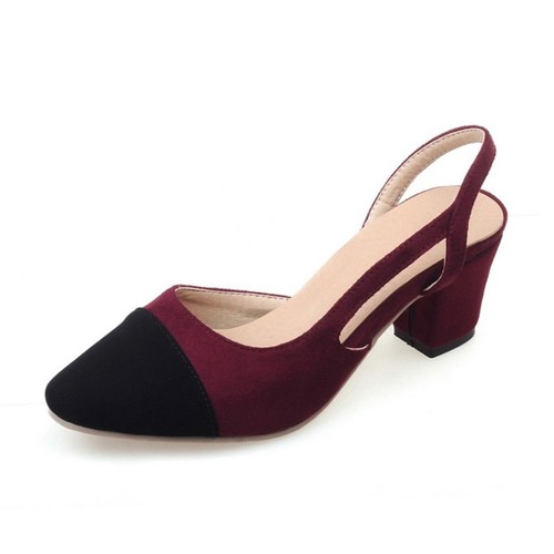 Roma Para mujeres Informal Bloque Correa al tobillo Tacón Medio Zapatos de salón Puntera puntiaguda - Imagen 3 de 10