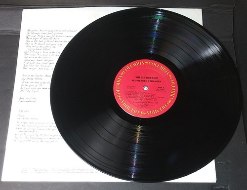 1st press country lp WILLIE NELSON Red Headed Stranger 1975 Columbia KC 33482 EX - Picture 3 of 4
