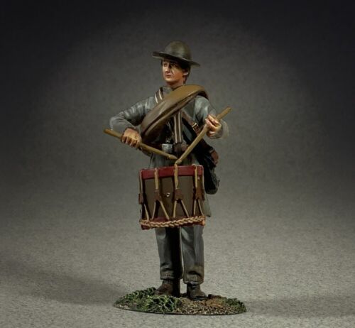 BATERISTA DE INFANTERÍA CONFEDERADO DE GUERRA CIVIL BRITÁNICA 31167 ABRIGO DE ROCK - Imagen 2 de 3