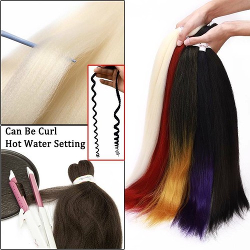"Extensiones de cabello preestiradas Ombre 20/26" expresión Perm Yaki Jumbo" del Reino Unido - Imagen 10 de 29