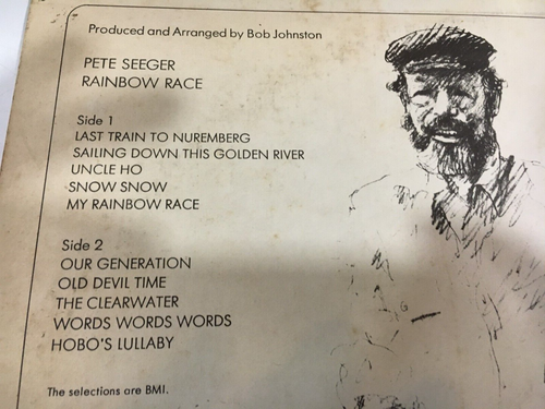 Pete Seeger Rainbow Race Columbia C 30739 VG+ - Picture 2 of 2