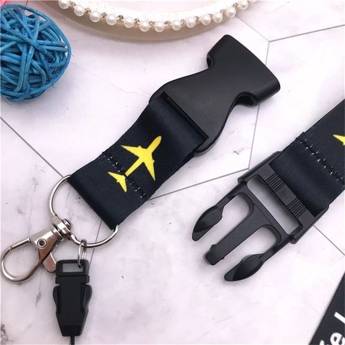 Pass Hang Rope Badge Holder I Need You Here Pilot Lanyards Fly Safe Lanyard - Picture 6 of 10