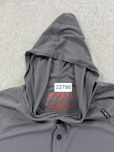 KETL Mountain Nofry Sun Hoodie Pullover (Men's XL) Gray - - Picture 4 of 13