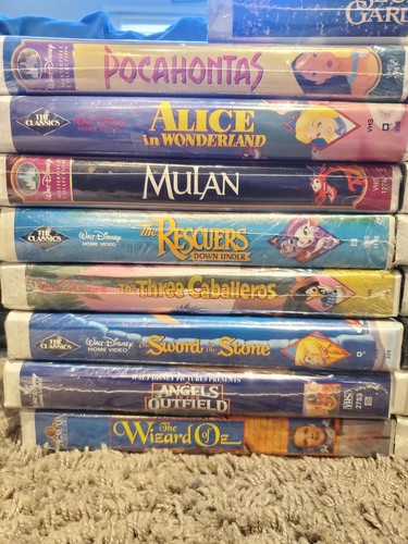 Walt Disney Masterpiece collection Movie Vintage Sealed VHS Tapes Lot of 17 - Picture 2 of 3