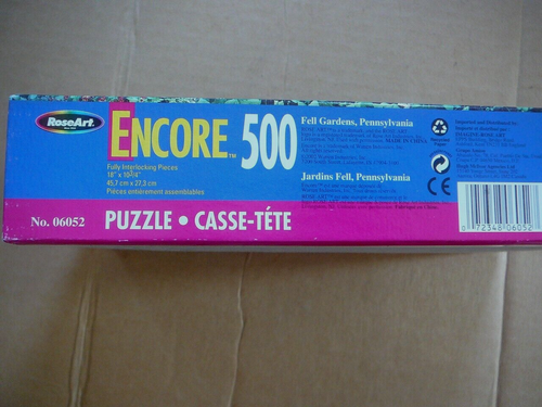 Fell Garden Pennsylvania Puzzle Rose Art Encore 500 Teile 2002 versiegelt - Bild 3 von 4