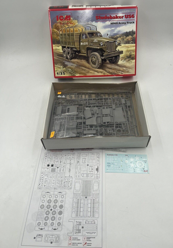 ICM Studebaker US6 WWII Army Truck 1/35 Scale Plastic Model Kit No. 35511 - Picture 2 of 6