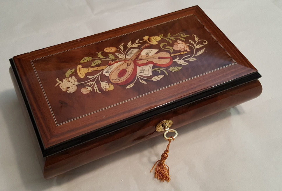 Reuge Large Musical Jewelry Box With 30NT MVT- 