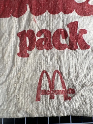 Mochila de Lona McDonalds Big Mac Attack Pack Bolso de Mano Publicidad Promoción - Imagen 4 de 14