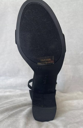 Indigo Rd Heels Womens Size 9 Black Ankle Strap Old Money Quiet Luxury Francesca - Picture 7 of 10