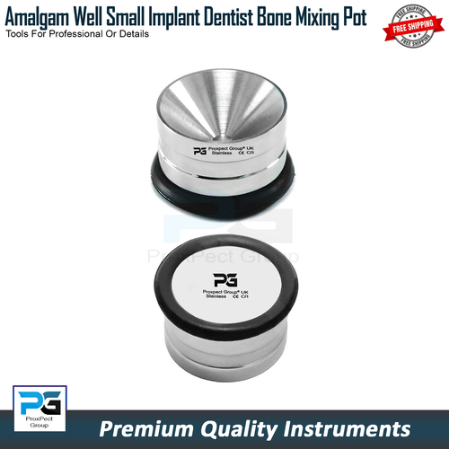 INSTRUMENTOS DENTALES DE IMPLANTE DE POZO PEQUEÑO HUESO/AMALGAMA DENTISTA DE ACERO INOXIDABLE - Imagen 2 de 7
