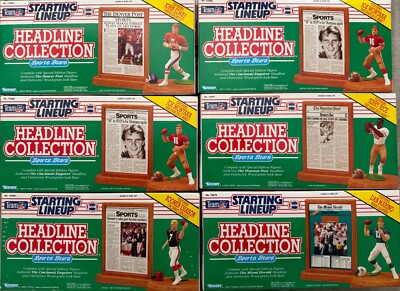 1991-1992 Various NFL Starting Lineup Headline Collection