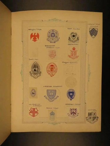 Monogram Collection 1897 Leather Album of Crests, Many Royal, Coats of Arms - Picture 5 of 11