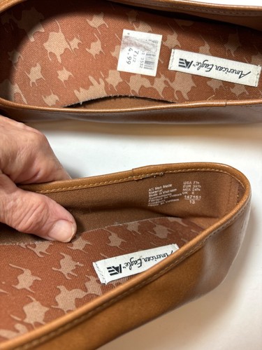 American Eagles womens tan shoes flats size 7.5 - Picture 3 of 5