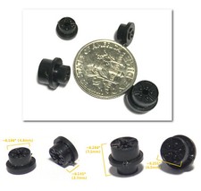 4 BTO New Made Aurora T-Jet Thunderjet HO Slot Car LARGE STANDARD Wheels Black