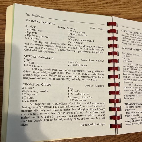 Not By Bread Alone Spiral Cookbook Shongum School PTA 1994 - Bild 9 von 12