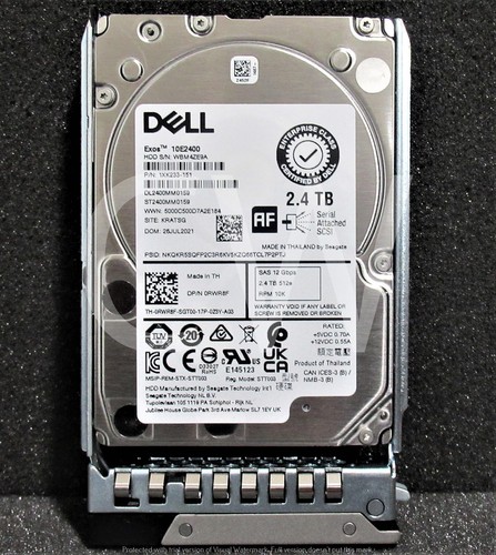 Dell GEN14 RWR8F ST2400MM0159 2.4TB SAS 2.5" 10K RPM 12Gb/s Hard Drive - Picture 3 of 3