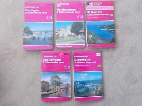 Job lot of 20 Vintage Ordnance Survey Landranger Sheet Maps Great Britain lot 15 - Imagen 2 de 5