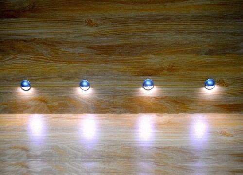10PCS 35mm Retro Bronze Half Moon Outdoor LED Plinth Deck Lights - Cold White - Picture 3 of 11