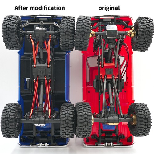 Aluminium Suspension Link High Clearance Set For TRAXXAS 1/18 TRX-4M K10 - Picture 9 of 12