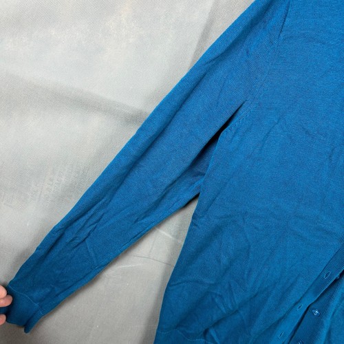Banana Republic Strickjacke Pullover Damen Gr. M Blau Langarm Knopf - Bild 3 von 6