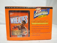 Wheaties 75 Years of Champions 24K Gold Signature Mini Wheaties Box Muhammad Ali