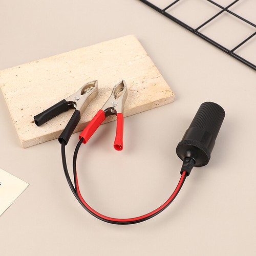 Battery Adapter Power Car Cigarette Lighter Female To Clip Extension Connector - Picture 12 of 12