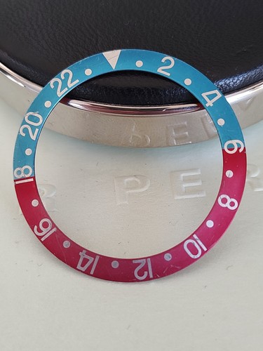 Rolex GMT-Master 1675 Bezel Red Back, Original Bezel, Bezel Insert - Picture 9 of 12